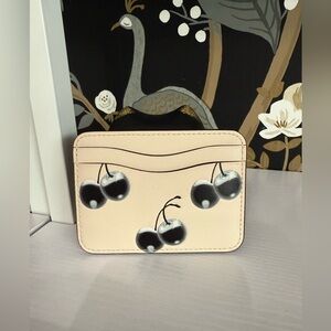 COACHTOPIA Coach Cherry Card Case Black Cherries